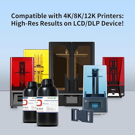Siraya Tech Tenacious Easy Navy Grey 3D Printer Resin, Easy-to-Print Flexible Resin with High Impact Resistance, Great Resolution, and High Toughness - No Mixing Needed, Perfect for MSLA/DLP/SLA, 1kg