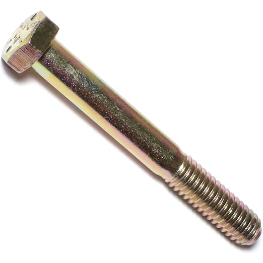 Hard-to-Find Fastener Grade 8 Hex Cap Coarse Large Bolts, Midwest Assortment Refill, Steel Hex Bolts for Construction, Home Improvement, 5/16-18 x 2-1/2 - Inch, Pack of 10