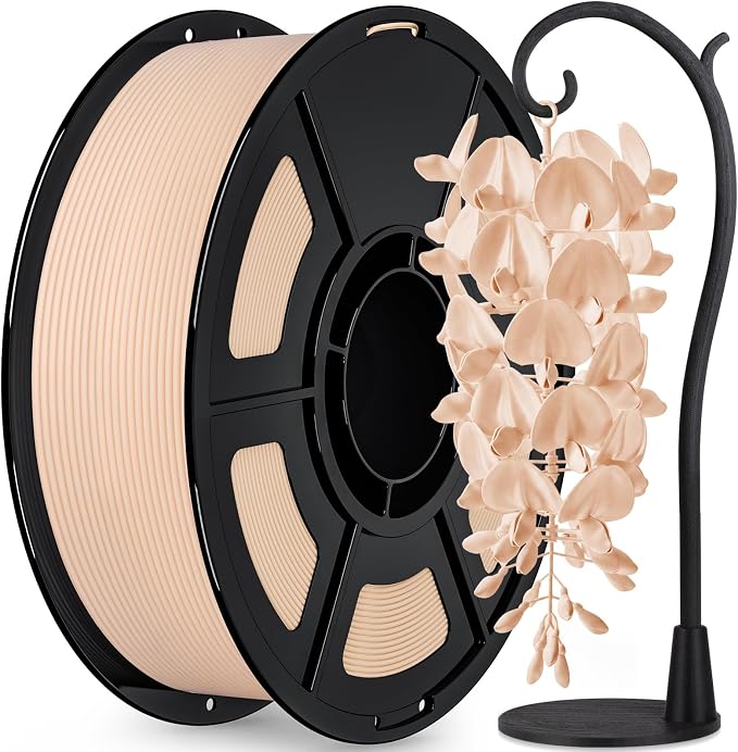 IEMAI Matte PETG Filament 1.75mm Skin 1kg, Smooth Matte Finish 3D Printer Filament with Minimal Layer Lines & Low Warping, +/-0.02mm Dimensional Accuracy