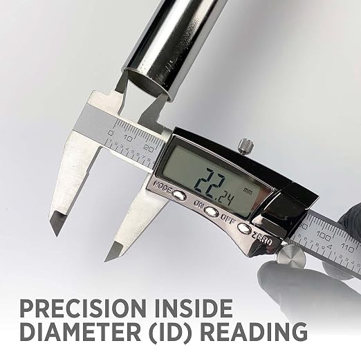 General Tools Digital Caliper #147 - 6" Precision Measuring Tool - Stainless Steel Ruler