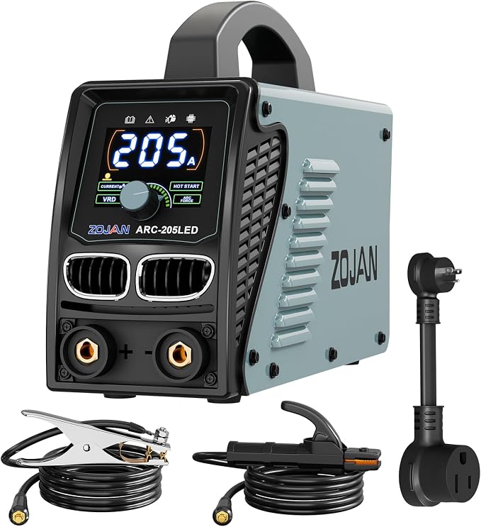 Arc Stick Welder 205A,Portable Welding Machine 110V/220V,IGBT Inverter Welder Machine With Hot Start,Arc Force,Anti-Stick,Hobby DIY Projects Home Use