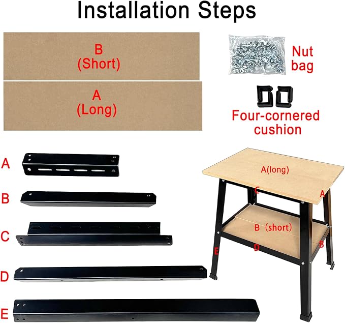 tool stand / Power Saw Stand fits for Drill Press, Belt Sander, Bench Grinder, Band Saw, Scroll saw, and Planer MiterSaw