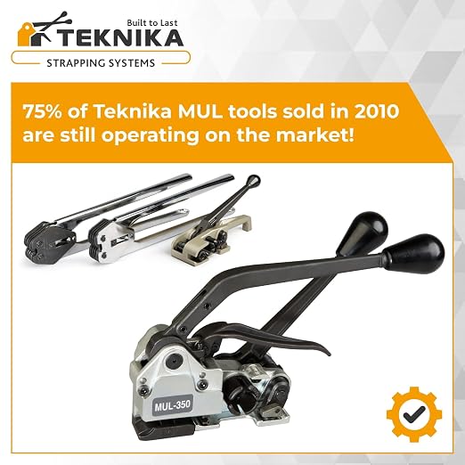 IDL Packaging Teknika MUL-350 Heavy Duty Combination Tool for PET Strapping, 5/8" Strap Width