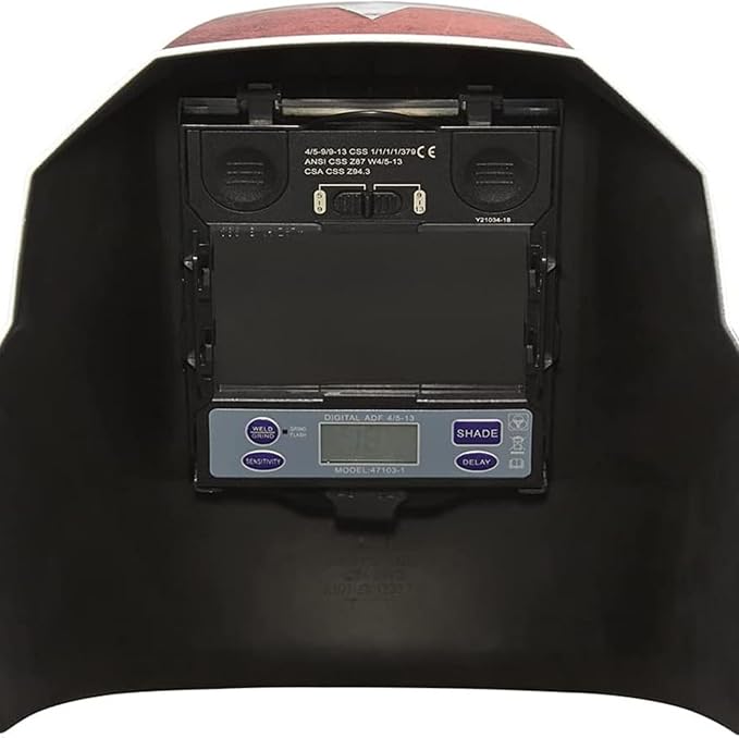 Jackson Safety Premium Graphic Welding Hood with ADF - Ultra Lightweight Auto Darkening Welding Helmet - ANSI Z87.1 (Multiple Styles)
