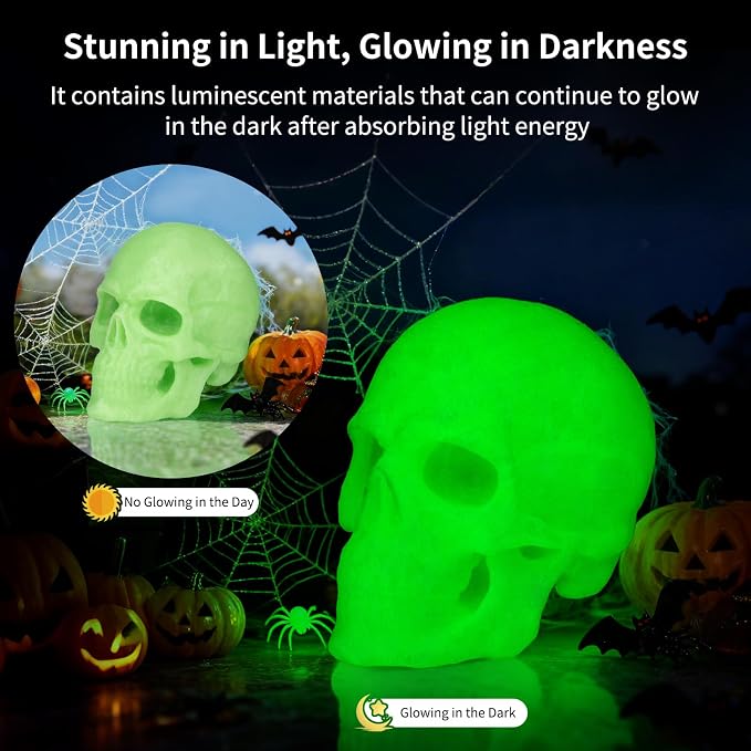 IEMAI Green Glow in The Dark PETG Filament 1.75mm 1KG, Luminous 3D Printer Filament Long-Lasting Glow & High-Brightness, Neat Wound and Easy Print, Accuracy +/-0.02mm