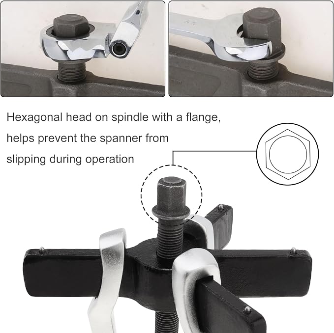 ChgImposs 2 Jaw 3 Jaw Gear Puller, Adjustable Bearing Puller, Reversible Removal Tool for Internal External Pulling, Puller Tool for Removal of Pulleys Flywheels Bearings Gears (6 Inch)