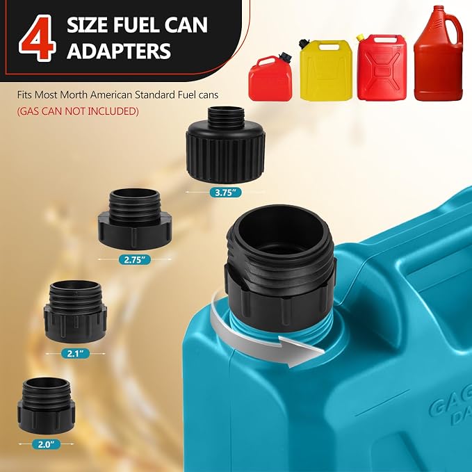 5GPM Cordless Fuel Transfer Pump,Auto-Stop & Hand Nozzle, Compatible with Makita 18V Batteries, 51'' hose,Vertical Operated Portable Pump for Oil,Diesel,Gasoline(Battery not included)
