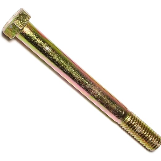 Hard-to-Find Fastener Grade 8 Hex Cap Coarse Large Bolts, Midwest Assortment Refill, Steel Hex Bolts for Construction, Home Improvement, 5/8-11 x 6 - Inch, Pack of 4