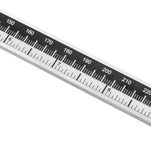 PEC Tools 12" / 300mm Digital Caliper, IP54 Electronic Caliper, ±0.03mm/0.00015" Accuracy, Carbide-Tipped Faces, DIN 862 Certified Tool for OD/ID/Step/Depth Measuring
