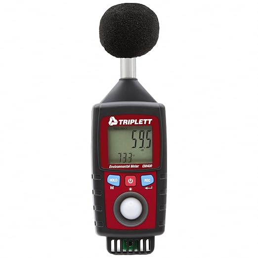 Triplett EM400 8-in-1 Environmental Meter with Sound