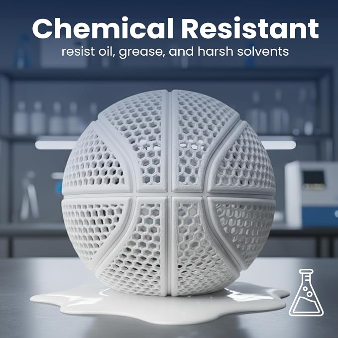 PEBA Filament 1.75mm Full 1kg SpoolHaus Super Bounce | High Rebound Flexible Filament | The Super TPU 78% Energy Return | Bouncy Airless Basketball 3D Printer Filament Lightweight White 1kg