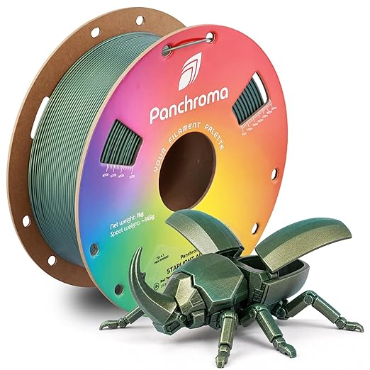 Polymaker Panchroma Starlight PLA Filament 1.75mm for 3D Printing, Aurora | Neatly Wound, Starry Sky PLA 1kg, Easy Print & Smooth Feeding, Compatible with Bambu Lab & Most 3D Printers