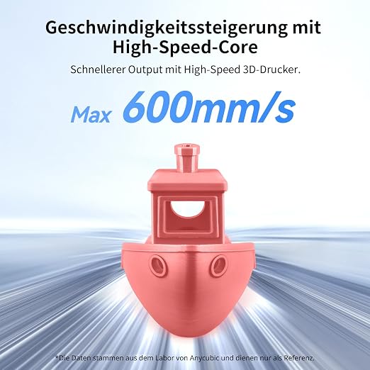 ANYCUBIC High Speed 3D Printer Filament 1.75mm, Print Up to 10X Faster, Rapid PLA Filament with High Prints Quality, Dimensional Accuracy +/- 0.02mm, 1KG Reusable Spool, Strawberry Pink