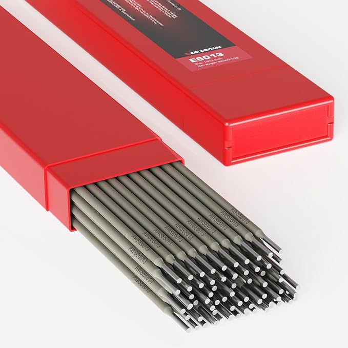 ARCCAPTAIN E6013 Welding Rod 1/8" 5LB Carbon Steel Welding Sticks Electrodes, Welding Rods ARC Welding Equipment