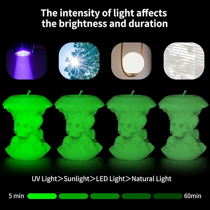 IEMAI Glow in The Dark PETG Filament 1.75mm Bundle 2KG, Rainbow and Green Luminous 3D Printer Filament High-Brightness & Long-Lasting Glowing, Accuracy +/-0.02mm