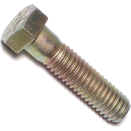 Hard-to-Find Fastener Grade 8 Hex Cap Coarse Large Bolts, Midwest Assortment Refill, Steel Hex Bolts for Construction, Home Improvement, 3/8-16 x 1-1/2 - Inch, Pack of 5