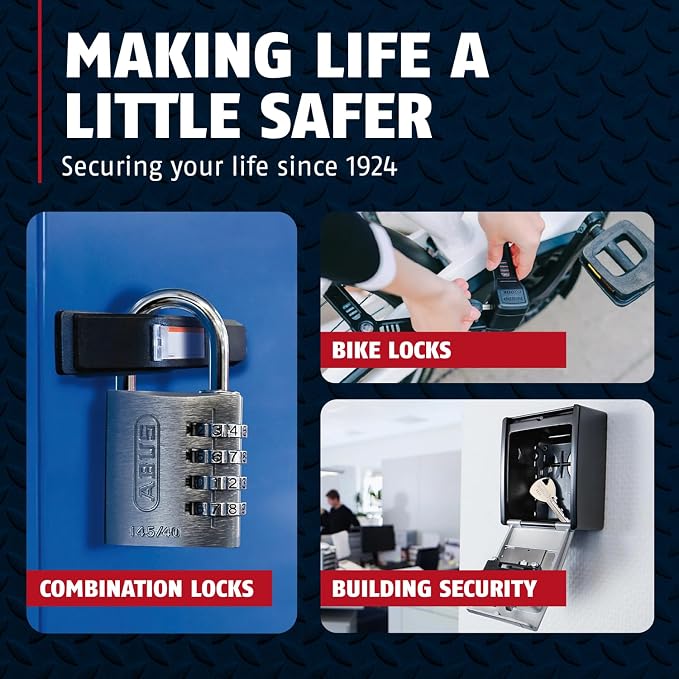 ABUS - Diskus 20/70 Padlock with Key (2.75") 70mm - Heavy Duty Stainless Steel - Cut, Rust & Drill Resistant - Storage & Outdoor - Pad Lock with 2 Keys (Keyed Different) - Commercial & Home Security