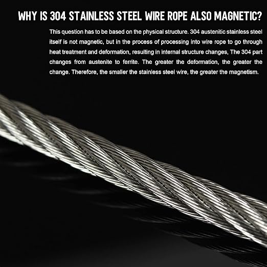 1/16 Wire Rope, 200FT 304 Stainless Steel Cable with 100Pcs Crimp Sleeves, Aircraft Grade, 7x7 Strand, 368lbs Breaking Strength, for Garden Trellis, Clothesline, Railing,Trellis