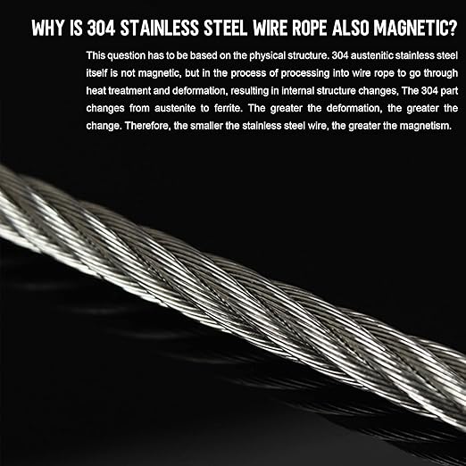 1/16 Wire Rope, 304 Stainless Steel Cable, Aircraft Cable, Steel Wire, 328FT with 150Pcs Crimping Sleeves, Clothes Line Wires, Trellis Wire, 7x7 368lbs Breaking Strength