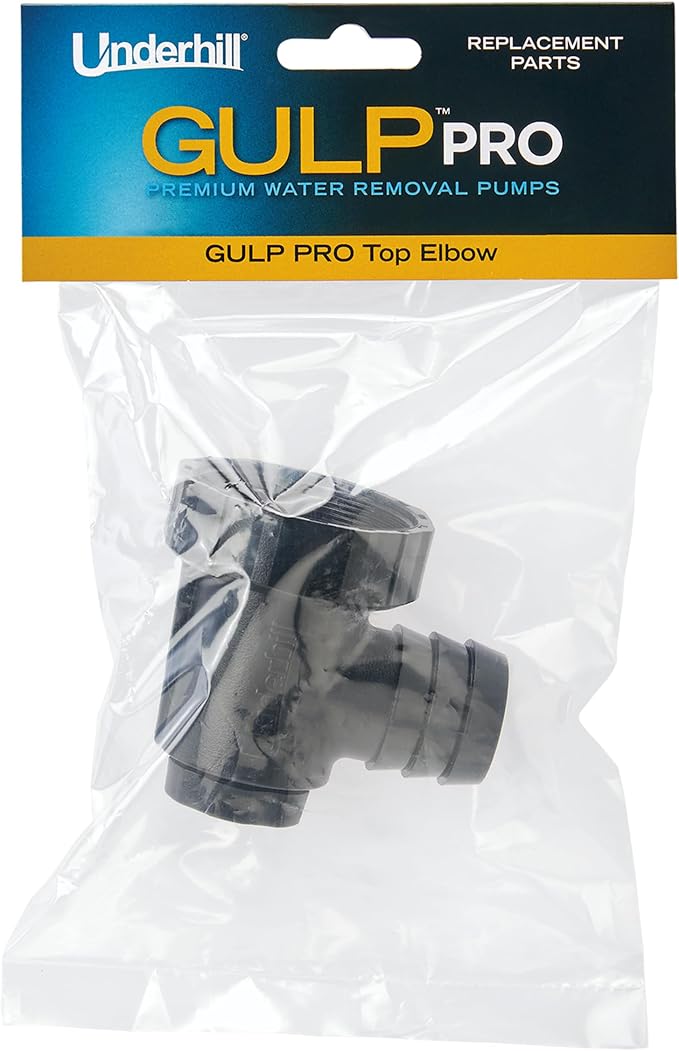 Underhill Top Elbow for Water Pump Big Gulp Pro 36 Inch and Gulp Pro 22 Inch Pumps, Replacement Parts, Repair, A-GRPTE