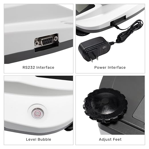 Lab-Scale 0.01g x 5000g - Precision Digital Golden Scales, Scientific & Industrial Weighing, 0.01g Accuracy