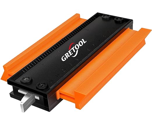 Contour Gauge (10 inches) Contour Tool with Adjustable Lock, Precise Shape replicator, Household Tool, Woodworking Tool, Christmas Gift (GTL-5)