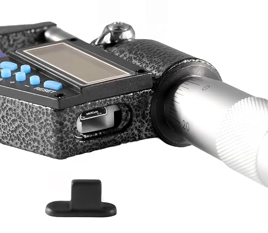 Accusize Industrial Tools 0-1''/0-25 mm by 0.00005''/0.001 mm 7-Key Electronic Digital Micrometer, Water Proof, Ac21-1022