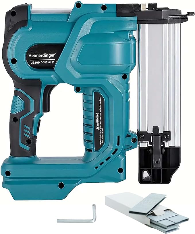 2-in-1 Brad Nailer & Stapler for Makita 18V Battery, 18GA Cordless Nail Gun | 2 Inch Nail Gun Staple Gun for Woodworking,Upholstery