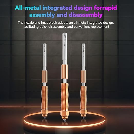 Creality Official K1/K1 MAX/K1C/K1 SE Upgrade Hotend New Version, K1C Ceramic Heating Block Kit, Support 300°C High Temperature and 600mm/s Fast Speed Printing, for Creality K1 Series 3D Printer