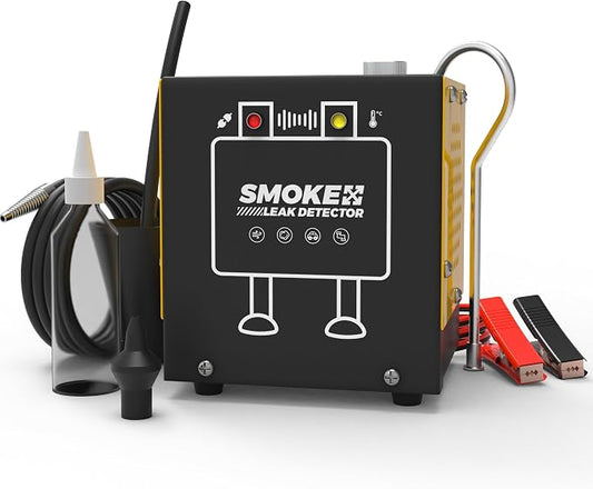 Smoke Machine Automotive Diagnostic Detector - 12V DC EVAP Smoke Leak Tester with Built-in Air Pump for Vehicle Pipe System