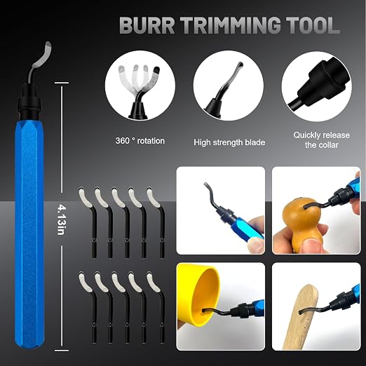 221Pcs 3D Printer Tool Kit, 3D Printer Accessories Bring Tool Box Includes Deburring Tool, Suitable for 3D Printing Disassembly, Cleaning and Precision Machining Toolboxes