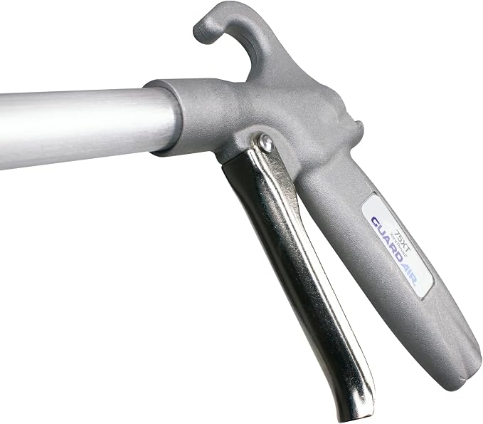 Guardair XtraThrust Safety Air Gun - 36 inch Aluminum Extension, Pistol Style Grip, OSHA Compliant Alloy Nozzle, 1/4 Inch FNPT Inlet (75XT036AA)