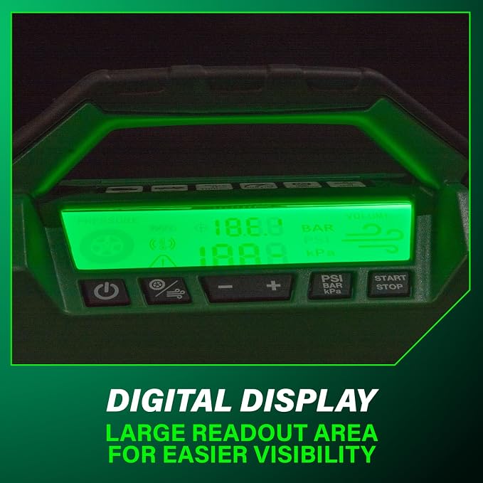 Metabo HPT 18V MultiVolt Cordless Dual Function Inflator, Portable Air Inflator with High Pressure and High Volume Modes, 160 PSI Max Pressure, LED Light, Tool Body Only, UP18DAQ4