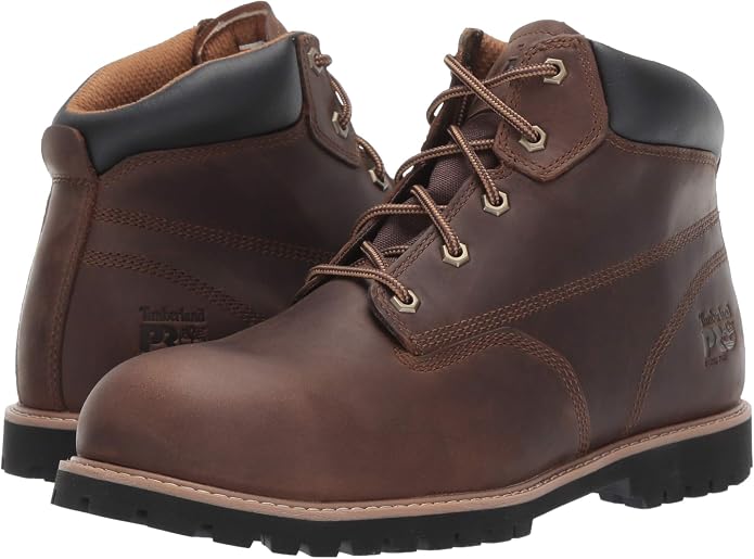 Timberland PRO Men's Gritstone 6" Steel Toe Industrial Boot, Brown, 10.5 M US