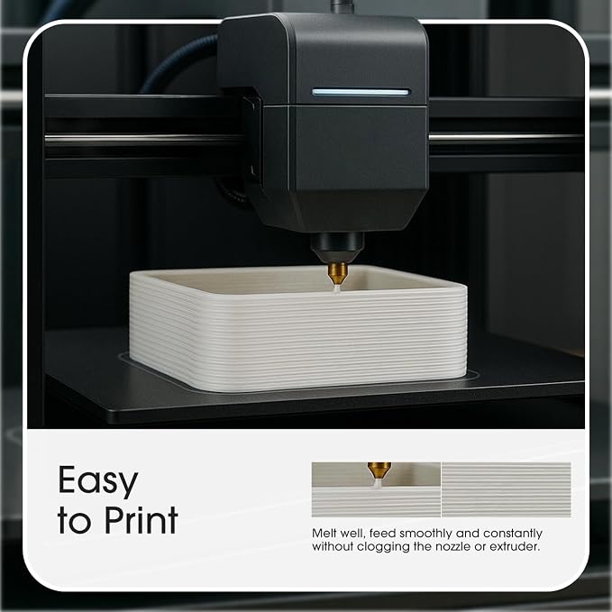 eSUN PLA+ Filament 1.75mm, 3D Printer Filament PLA Plus, Dimensional Accuracy +/- 0.03mm, 1KG Spool (2.2 LBS) 3D Printing Filament for 3D Printers, Grey