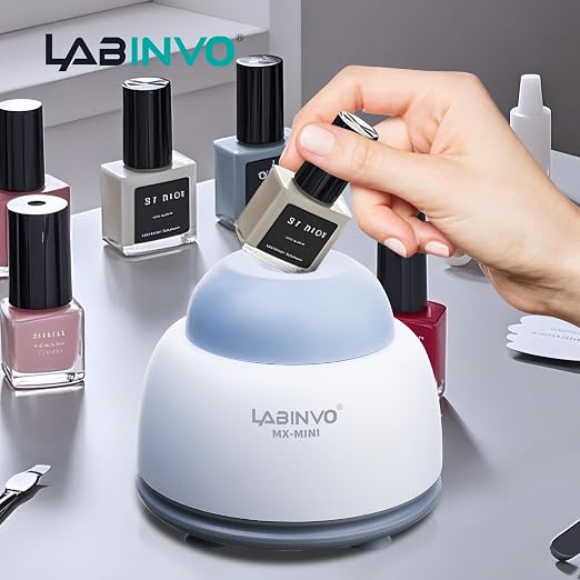 Mini Vortex Paint Mixer, Lab Vortex Shakers with Touch Function, Lab Vortexer for Gel Polish, Eyelash Adhesives and Test Tubes Vortex Mixing, IN-MXMN001