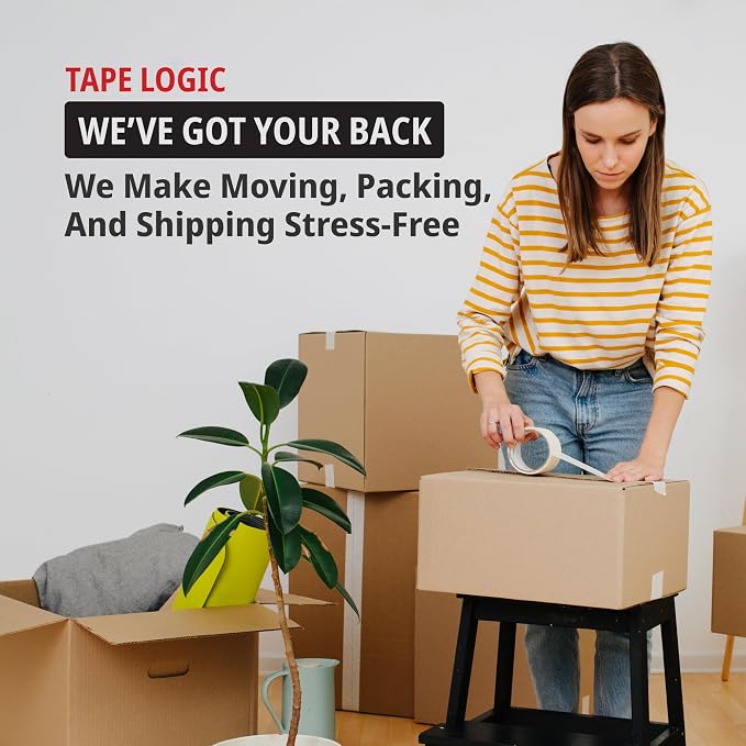 Tape Logic 3 Inch Multi Roll Packing Tape Dispenser, Heavy Duty Desk Tape Dispenser with Non-Skid Base for Shipping Tape, Packaging Tape, Moving Tape, Mailing, Office, Warehouse & Packing Supplies