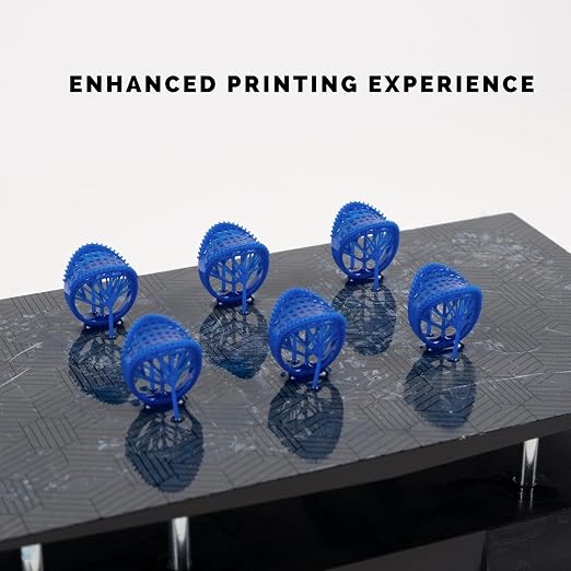 Siraya Tech Cast 3D Printer Resin Best Balance of Easy Burning and Printing Smooth Surface High Resolution Castable 405nm UV-Curing Resin for Jewelry and Metal Parts (Royal Blue, 1kg)