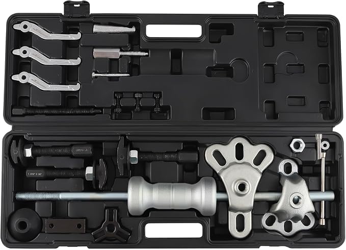 maXpeedingrods 10-Way Slide Hammer Puller Set Front Wheel Hub Bearing & Rear Wheel Axle Remover Puller Set