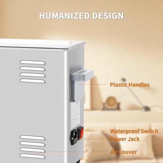 Ultrasonic Cleaner,4L 120W Professional Ultrasonic Eyeglasses Cleaner with Encoded Control for Jewelry,Eyeglasses,Coins,Chains Cleaning (Including Baskets)