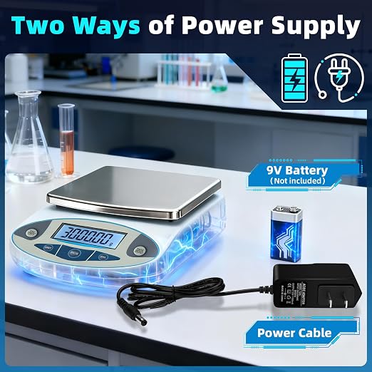 Lab Scale High Accuracy,13 Unit 0.01g High Precision Digital Analytical Balance, Electronic Laboratory Precision Gram Scale Digital Kitchen/Jewelry/Scientific Scale (3000 x 0.01g)