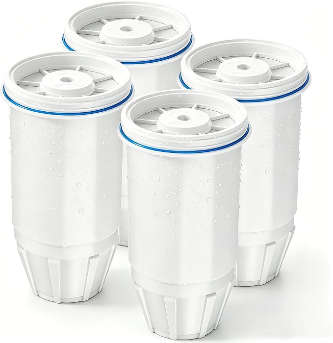 Water Filter Replacement for zero Pitchers and Dispenser,fit for ZR-001 ZR-004 ZP-006 ZR-017 ZP-010, Multi-Stage Filter System Reduce Lead, Chromium, PFOA/PFOS and TDS, 4pack,by Cobectal