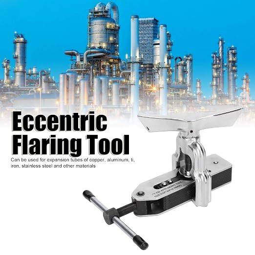 Flaring Tool Set Kit,45 Degree Angle Copper Tube Cone Pipe Flaring Tool Kit,Suitable for All 0.2 to 0.7Inch(4 to 19mm) Copper,Aluminum,Thin Wall Stainless Steel Tube