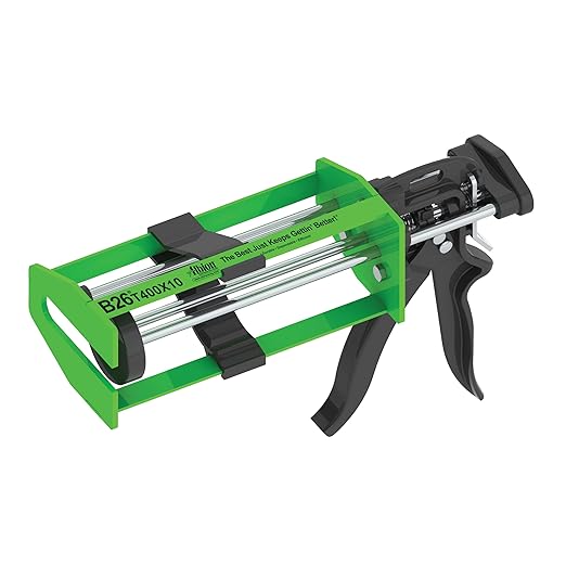 Albion Engineering Company B26T400X10 400 Series B-Line Manual Multi-Component Cartridge Epoxy Acrylic Adhesive Gun for 10:1 Mix Ratio Cartridges (490 ml)