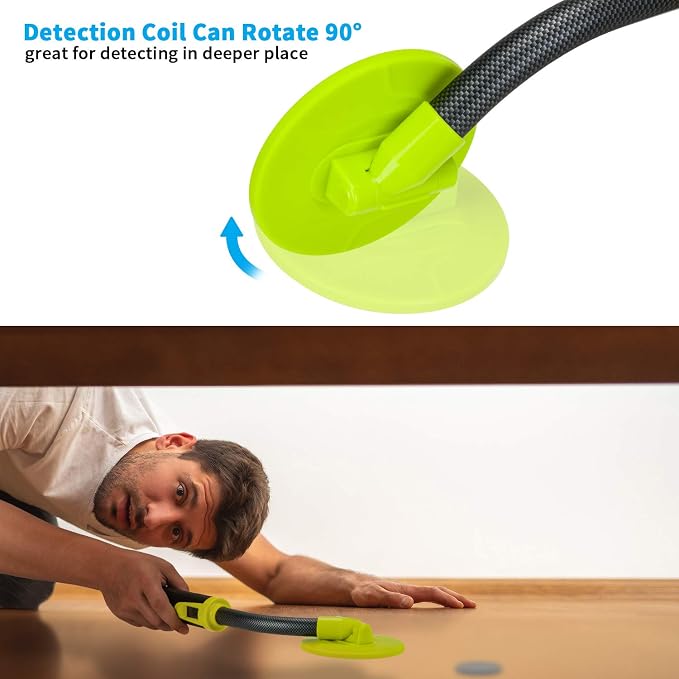 GLOBALDETECTOR Metal Detector 35m/115 Feet Fully Waterproof Underwater Pinpointer High Sensitive Portable Handheld Pulse Induction Gold Detectors Targeting with Vibration LCD Display