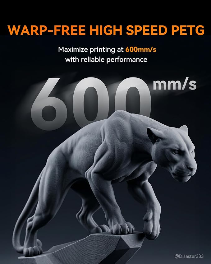 TECBEARS Mint Green PETG Filament for 30mm/s - 600mm/s High Speed Printing | 1kg Spool, 1.75mm Filament accuracy +/- 0.02 mm, Neatly Wound Filament, Fit Most FDM Printers and Bambu Labs Printer