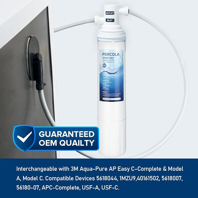 AP Easy C-Complete/Model A/C Under Sink Water Filter, 3-Pack | Compatible with 3M® Aqua-Pure® AP Easy Complete System/USF-A/C Under Sink Filtration System 500 Gallons