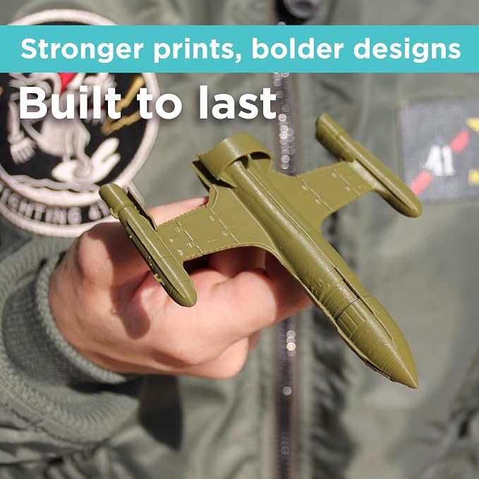 Polymaker PLA PRO Filament 1.75mm 1kg, Tough & High Rigidity Army Green 3D Printing Filament, PolyLite PLA PRO High Speed, Print with Most 3D Printers