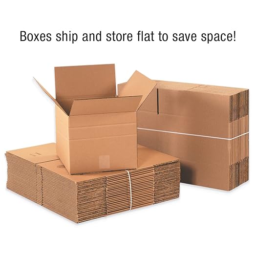 Box USA Moving Boxes, 20"L x 14"W x 14"H 15-Pack - Multi-Depth Standard Corrugated Cardboard Box for Packing, Shipping and Storage