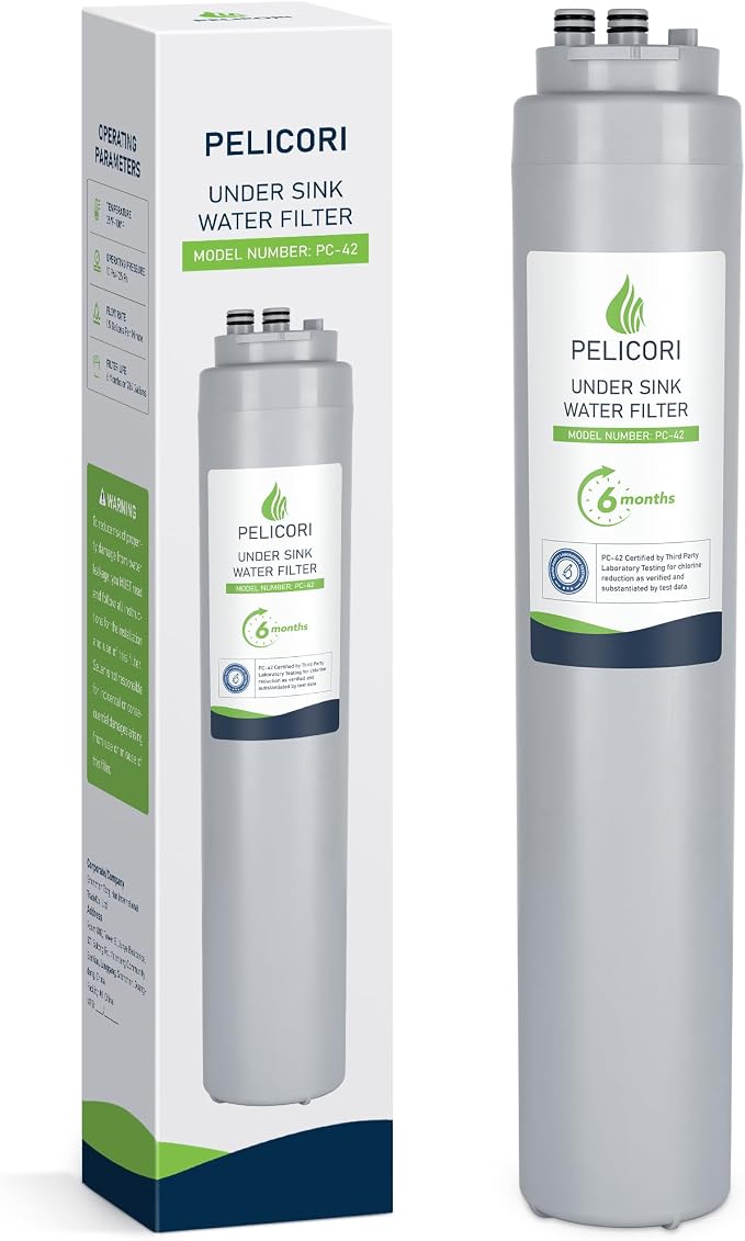 AQ-MF-1-R Replacement Water Filter | Compatible with Aquasana Claryum AQ-MF-1 Direct Connect Under Sink Filtration System, 1 Pack